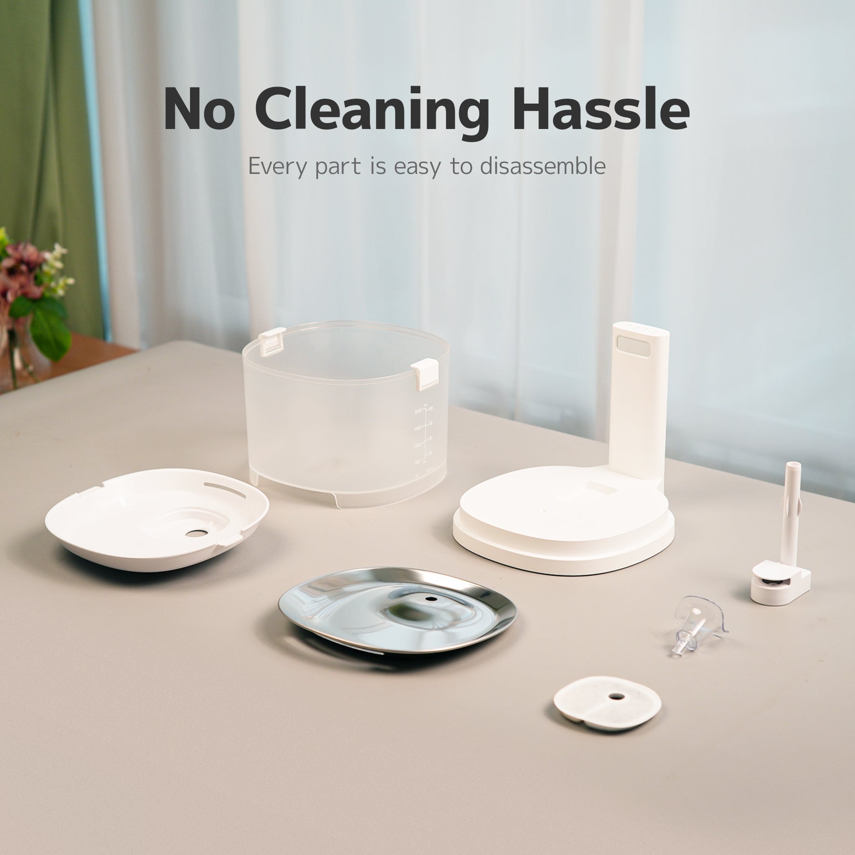 no cleaning hassle