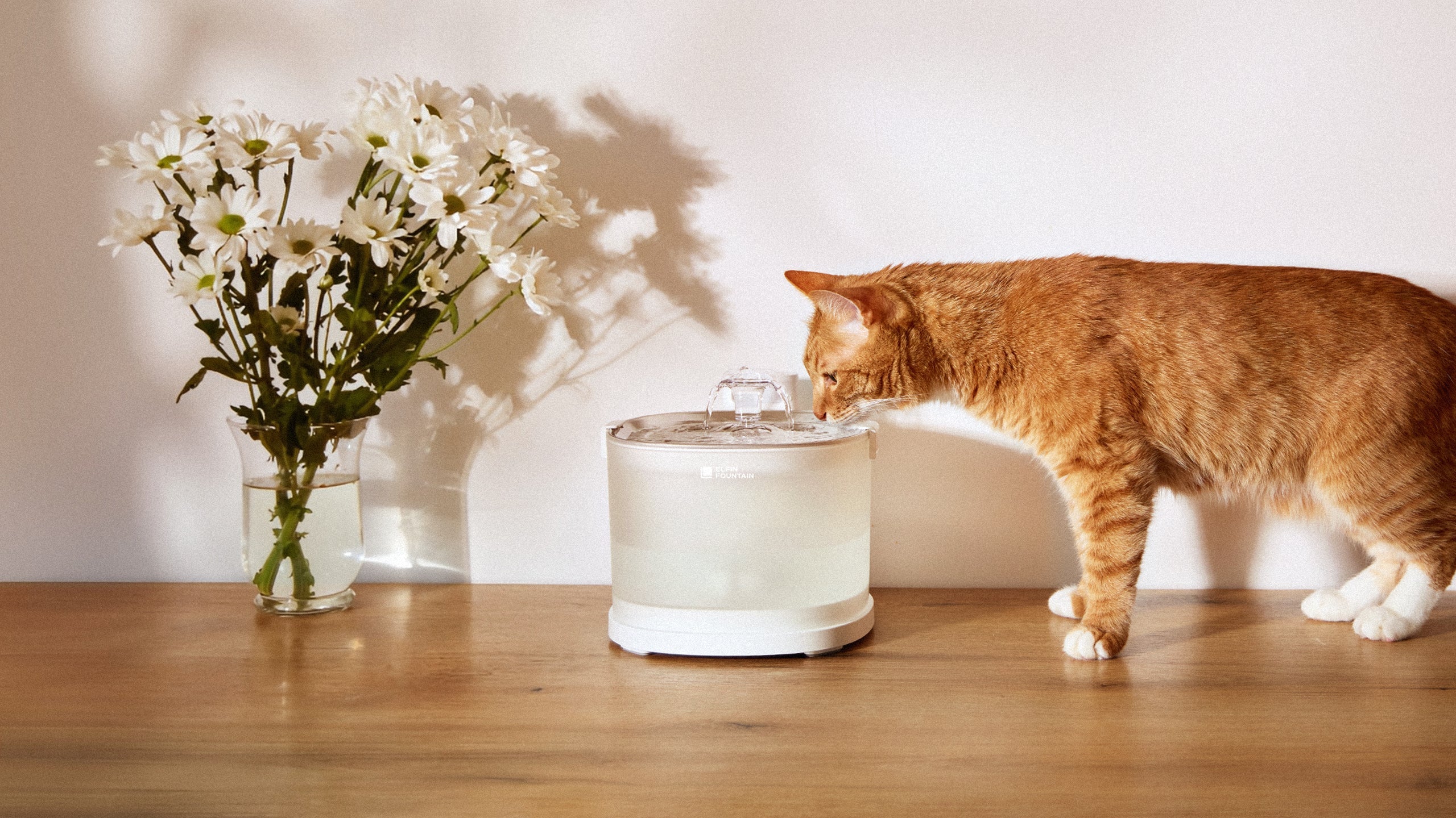 【新品・未使用】エルフィン自動給水機 革新的なペット用自動給水器が登場！ポンプも電源も不要、磁力で